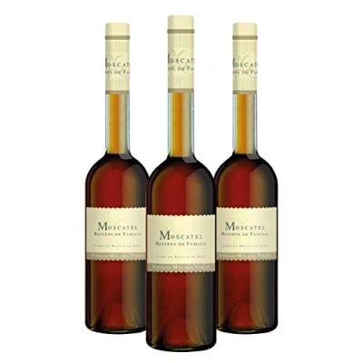 Abbildung von Moscatel Reserva de Familia Packung mit 3 Flaschen à 50cl Süßer Likörwein D.O. &quot;Malaga&quot;