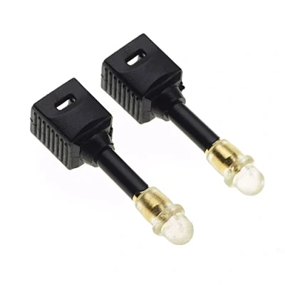 Abbildung von TOSlink Buchse zu 3.5mm Mini Stecker Adapter, 2 Stück Adapter mit Goldspitze, Klinke