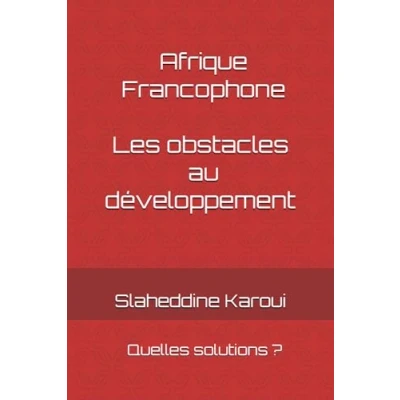 Abbildung von Afrique Francophone. Les obstacles au développement. Quelles solutions ?