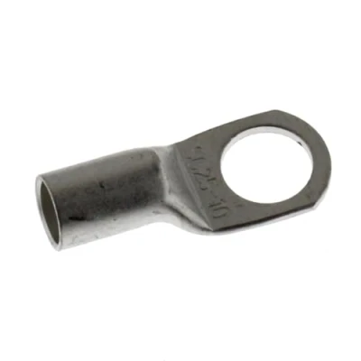 Abbildung von Lumonic 10x Rohrkabelschuh 25mm² M10 I Quetschkabelschuh 25mm2 blank, Ringkabelschuhe 25mm², Kabelschuhe Ringkabelschuh, Kabelringschuhe