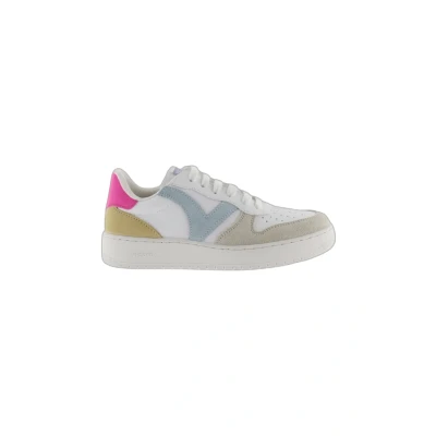 Abbildung von victoria Low Top Madrid Leder Effekt &amp; Mehrfarbige Spaltlederteile 1258246 für Damen Fucsia 37