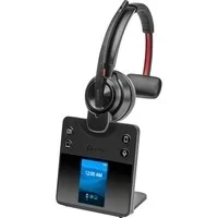 Abbildung von Poly Savi 8410 Office 8400 series Headset On Ear DECT/Bluetooth kabellos Schwarz Zertifiziert für Microsoft Teams