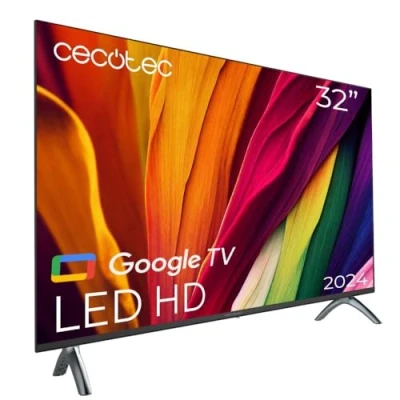 Abbildung von Cecotec Fernseher LED 32&quot; Smart TV A4 Serie ALH40032. HD Auflösung, Betriebssystem Google TV, Chromecast, Voice Assistant, Dolby Audio System und 16 GB ROM.