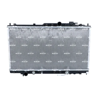 Abbildung von NRF 56078 Kühler, Motorkühlung Aluminium 710 375 17 mit Anbauteilen Kühlrippen gelötet MITSUBISHI: GALANT 6 Kombi,