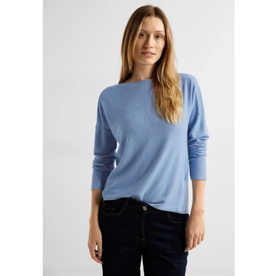 Abbildung von Cecil Langarmshirt in Melange Optik