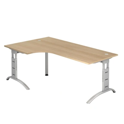 Abbildung von HAMMERBACHER Schreibtisch VFS82/E/S eiche