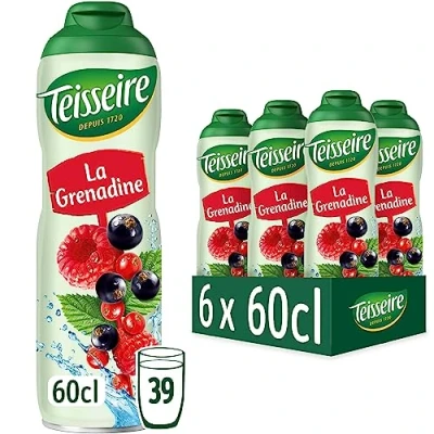Abbildung von Teisseire Grenadine für Erfrischungsgetränke, 6x600 ml