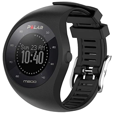 Abbildung von Braleto Armband für Polar M200, Ersatz Silikon Band Uhrenarmband Sportarmband M200 (schwarz)