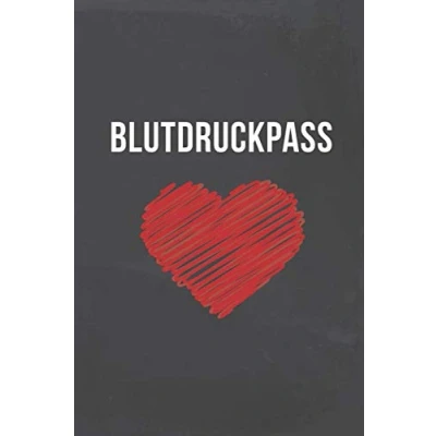 Abbildung von Blutdruckpass: Großes Blutdruck Tagebuch für mehr als 2000 Messungen, DIN A5, 120 Seiten