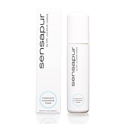 Abbildung von SENSAPUR Complete Cleansing Foam Ultramilder, porentief reinigender Schaum für das Gesicht inkl. Augenumgebung, Hals und Décolleté 200ml