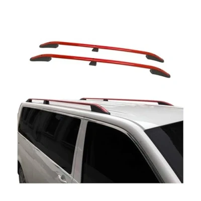 Abbildung von OMAC Dachreling kompatibel mit Mercedes Vito W639 W447 2003 2024 Mittel Alu TÜV ABE Rot