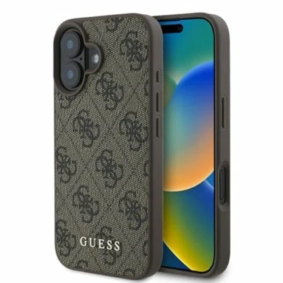 Abbildung von CG Mobile Guess GUHCP16SG4GFBR Hülle für iPhone 16 6.1&quot; braun hardcase 4G Classic