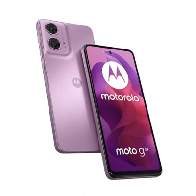 Abbildung von Motorola Moto G24 128GB Rosa mit freenet Vertrag im Deutsche Telekom Netz unbegrenzt telefonieren + 3000 MB 4G