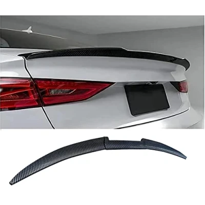 Abbildung von Auto Kofferraum Heck Spoiler für Audi S3 8V Cabriolet 2014 2015 2016 2017 2018 2019 2020 2021, Heckspoiler Heckflügel Car Tuning Accessories,Carbon Fiber Look