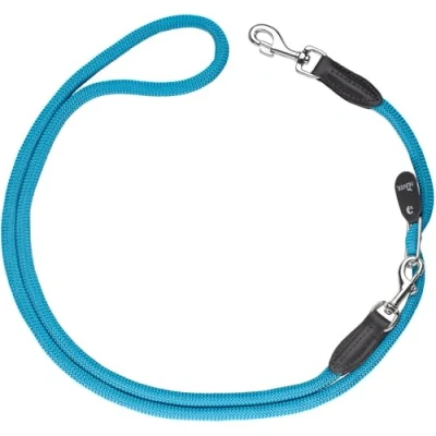 Abbildung von HUNTER FREESTYLE Vario Leine für Hunde, robust, wetterfest, 1,0 x 200 cm, petrol