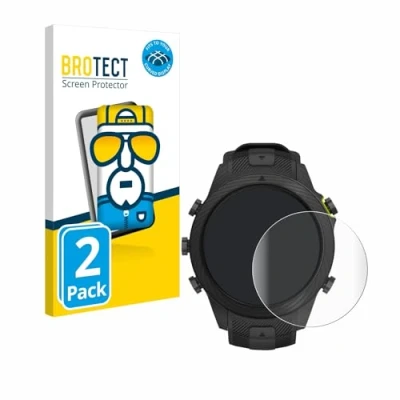 Abbildung von BROTECT 2 Stück Full Cover Schutzfolie für Garmin Marq Athlete Gen Screen Displayschutz Folie [3D Curved, Anti Fingerprint, Kristall Klar]