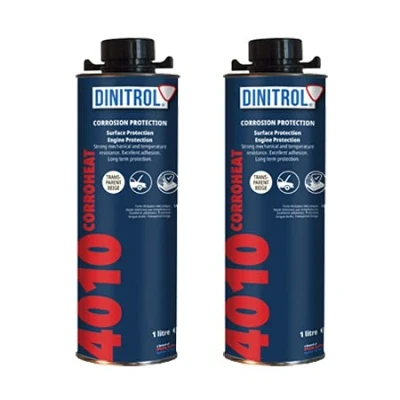 Abbildung von REJEL 2 x DINITROL 4010 Hochtemperatur Rostschutz Motor Beschichtungswachs 1 Liter