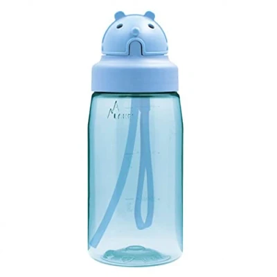Abbildung von Laken OBY Kids Tritan Kinderflasche, Kappe mit Strohhalm 0,45 L Blau