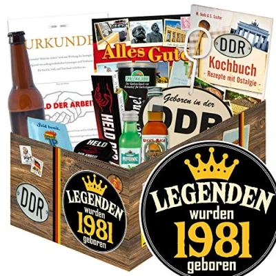 Abbildung von Legenden 1981 Mann Geschenk DDR zum Geburtstag Männer Geschenke