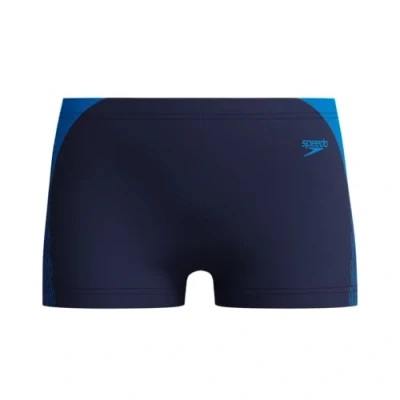 Abbildung von Speedo Jungen Hyperboom Splice Aquashort Badehose Chlorbeständig Schnelltrocknend Stretchmaterial Printdetail Schwimmbekleidung, Lagoon Blue/Celeste, 7 8