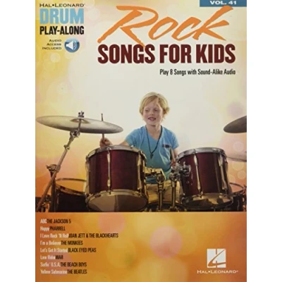 Abbildung von Drum Play Along Volume 41: Rock Songs For Kids (Book/Online Audio) (Hal Leonard along, Band 41) 41,