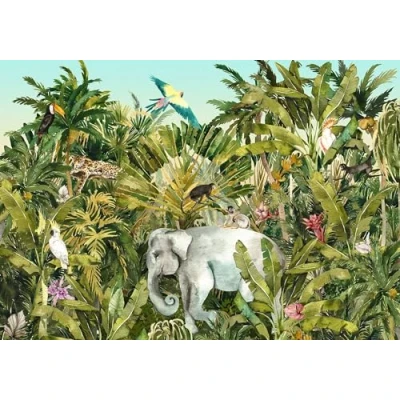 Abbildung von Komar Vliestapete &quot;Jungle Expedition&quot;, 400x280 cm (Breite x Höhe)