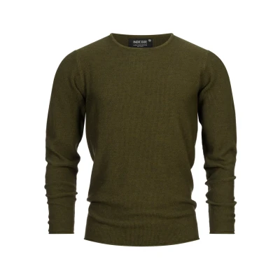 Abbildung von Indicode Jeans Loakim Strickpullover, Herren, Größe: Small, Army