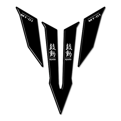 Abbildung von labelbike 3D Resin Gel Sticker motorrad Tankpad kompatibel mit Yamaha MT 01 kodo