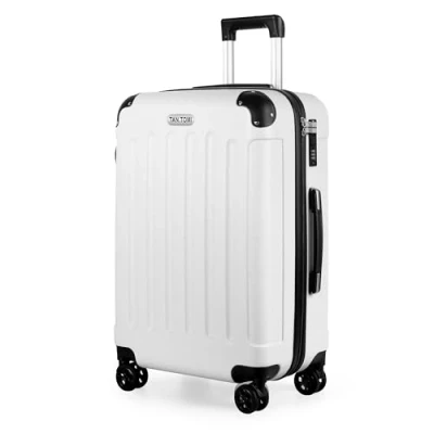 Abbildung von TANTOMI Koffer Groß, Reisekoffer, Hartschalenkoffer Trolley mit Rollen, 3 Stelliges Codeschloss, Zahlenschloss Teleskopgriff, Suitcase für Reisen Geschäft