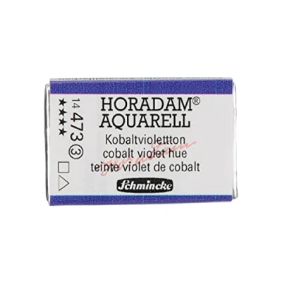 Abbildung von Schmincke HORADAM® AQUARELL feinste Künstler Aquarellfarben, 473 Kobaltviolettton, 14 043, 1/1 Näpfchen