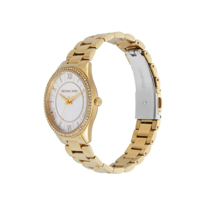 Abbildung von Michael Kors Lauryn Uhr, Damen, Größe: One Size, Gold tone