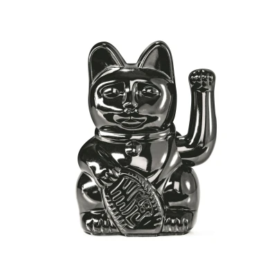 Abbildung von Donkey Products Winkekatze Lucky Cat Maneki Neko Egypt Shiny Black