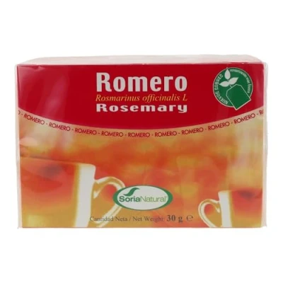 Abbildung von Soria Rosmarin Kräutertee 100% Rosmarinblüten 20 Beutel