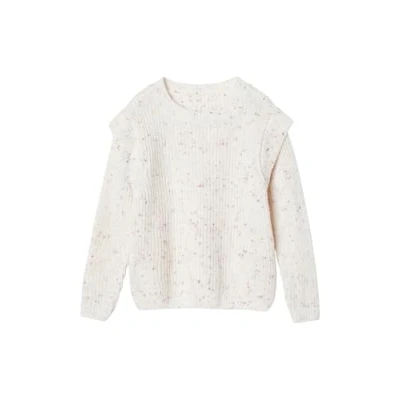 Abbildung von Vertbaudet Strickpullover für Kinder, Größe: 146/152, Vanille