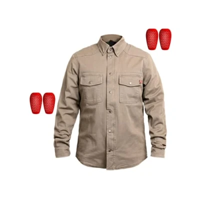 Abbildung von John Doe Motoshirt XTM, Camel Motorradjacke mit Protektoren, CE, Gr. XS, JDL5008 XS