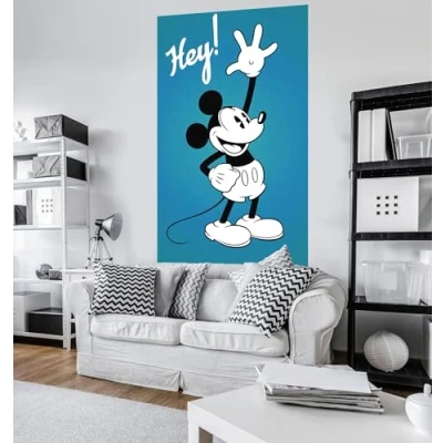 Abbildung von Komar Vliestapete &quot;Mickey Hey&quot;, 120x200 cm (Breite x Höhe), Vliestapete, 100 Bahnbreite