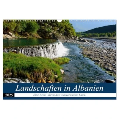 Abbildung von Landschaften in Albanien (Wandkalender 2025 DIN A3 quer), CALVENDO Monatskalender