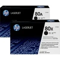 Abbildung von HP 80X Dual pack schwarz toner 13.600 seiten CF280XD original