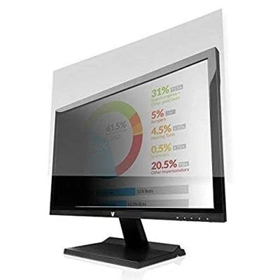 Abbildung von V7 PS24.0W9A2 2E 24&quot; Blickschutzfilter (16:9, 53,11 x 29,79 cm / 20,91 11,73 Zoll, matt/glossy, Reinigungstuch, Befestigungslaschen)