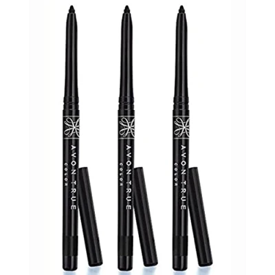 Abbildung von Avon Make Up 3 X Glimmerstick Eyeliner In Blackest Schwarz