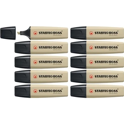 Abbildung von Textmarker STABILO BOSS ORIGINAL NatureCOLORS 10er Pack schlammgrün