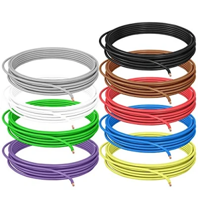 Abbildung von DCSk Fahrzeugleitung 1,5mm² 10m FLRY B asymmetrisch Sortiment 9 Farben 1.50 mm² KFZ Kabel Litze rot schwarz blau braun gelb grün violett weiß grau 1 5mm2
