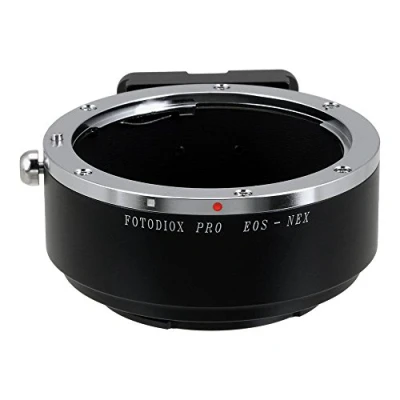 Abbildung von Fotodiox Pro Lens Mount Adapter Compatible with Canon EOS EF and S Lenses on Sony E Cameras