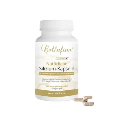 Abbildung von Cellufine® Silizium Kapseln PLUS Spurenelemente vegane mit Silicium 120 St