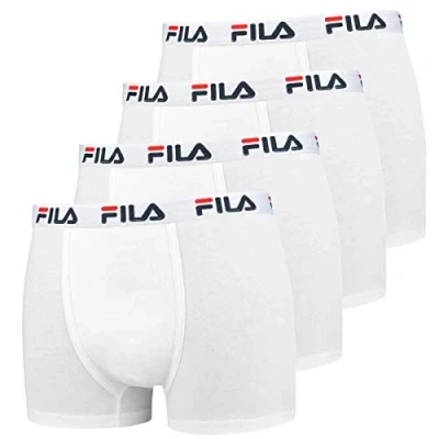 Abbildung von Fila Herren Boxers 2 stück FU5016/2 Man Boxer 300 L, White, FU5016/2, Weiß