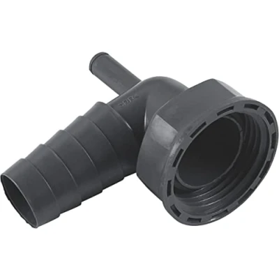 Abbildung von Cornat Rezyklat Schlauchanschluss 90 Abzweig 1 Zoll Ø 21 mm 23 Hergestellt aus recycelten Kunststoffen Made in Germany Qualität / Winkel Maschinenanschluss TEC356393R
