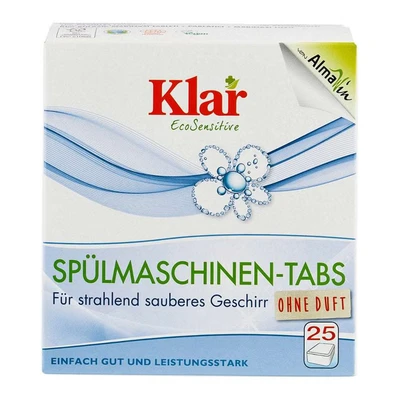 Abbildung von Almawin Klar Spülmaschinen Tabs 25 Stück Spülmaschinentabs