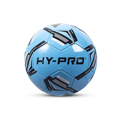 Abbildung von Hy Pro Reflex 2.0 Freizeitfußball Größe 5, Fußball aus strapazierfähigem PVC mit verbessertem Grip Perfekt für Training und Spiele bei jedem Wetter