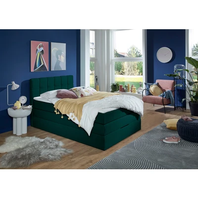Abbildung von INOSIGN Boxspringbett &quot;Fornoli&quot;, inkl. Topper und Bettkasten, H3 in zwei Matratzenarten