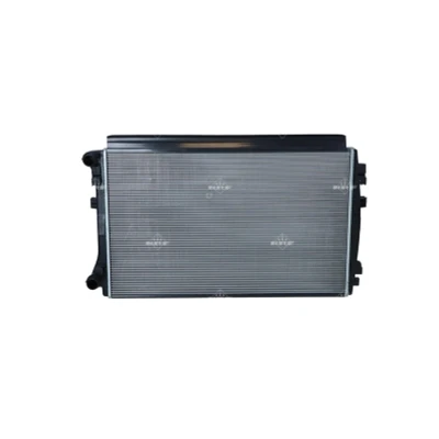 Abbildung von NRF 58453 Kühler, Motorkühlung Aluminium 650 417 24 Kühlrippen mechanisch gefügt, gelötet VOLKSWAGEN: Golf 7 Schrägheck, Variant